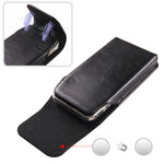 Business Casual Magnetic Universal Mobile Phone Waist Bag Leather Belt Clip Phone Holster Pouch Cover