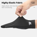 WEST BIKING Winter Touchscreen Fleece Thermal Cycling Gloves Windproof Non Slip Soft Comfy Extended Wristband Bike Gloves
