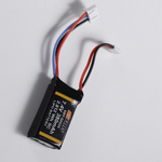 LinkMejor FCX24M 1/24 RC Car Parts 7.4V 380mAh 2S 5C Lipo Battery for Land Rover Camel Trophy Edition Vehicles Models Spare Accessories C1389F
