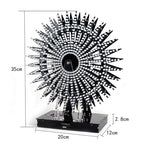 DIY Electronic Kit LED Rotating Ferris Wheel 16 Layer 30cm 610 LEDs Bluetooth Control Colorful Animation Modes APP Remote Control