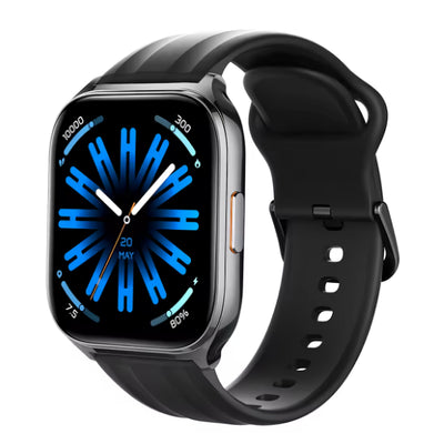 LinkMejor Watch 3 1.85-inch AMOLED Display 45 Days Standby 1ATM Waterproof AI Voice Assistant bluetooth Call Heart Rate Blood Oxygen Monitor Sleep Monitoring Breathing Training Multi-sport Modes Smart Watch