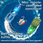 JJRC S21 RTR 2.4G Mini RC Boat Stunt Roll Marine Animal Series Speedboat 360° Rotation LED Lights Vehicles Models Waterproof Toys