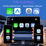 4 in 1 Car Wireless Adapter CarPlay Android Auto for Airplay Mirror Link Bluetooth WiFi Dual Band Smart Box for Apple Android