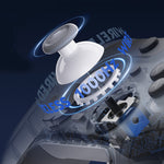 LinkMejor X05pro Tri-mode Gaming Controller with Dual Hall Triggers RGB Effects Joystick Gamepad Four-zone Vibration Feedback 1KHz Polling Rate 1000mAh Video Game Controller