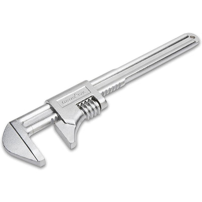 9"/11"/15" Adjustable Automotive Wrench Smooth Jaws Wide Jaw Capacity Alloy Steel Chrome-Plated Finish Slim Profile for Tight Spaces Rust and Corrosion Resistance