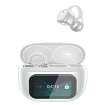G08 Translator Earbuds Wireless bluetooth 5.4 Earphone LED Touch Screen 13.2mm Dynamic Drivers Bass Sound Instant Translation Earclip Open-ear Headphones