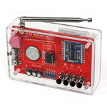HU-017E DIY Radio Kit with RDA5807 Noise Cancelling Radio Module 87-108MHz FM Receiver Circuit Board Electronics Components Soldering Practice Parts