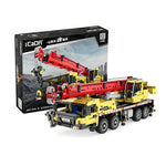C61081 Static Version 1/20 Engineering Vehicle Truck Crane Technical MOC DIY Toys Building Block Brick Assembly Kit for Children Birthday Gift
