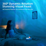 Tevorex 7-Color Flame Effect Diffuser with 360° Rotating Projection, Remote Control Plug-In Air Humidifier for Home & Office