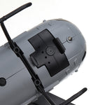 LinkMejor E120 2.4G 4CH 6-Axis Gyro Optical Flow Localization Flybarless BO-105 Scale RC Helicopter RTF