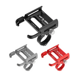 LinkMejor P30 Bike Holder Aluminum Alloy 360° Adjustable Sturdy Anti-fall 0.2kg Lightweight Handlebar Holder for Motorcycle Bicycle Scooter Bracket - Red