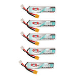LinkMejor GNB 7.4V 550mAh 90C 2S XT30 Plug Lipo Battery for Happymodel Crux3 TinyGo Beta75 Pro Whoop RC FPV Racing Drone