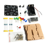 10 LED Lucky Wheel DIY Kit NE555 CD4017 Beginner Circuit Assembly Random Number Game Kit PCB Material Educational STEM Electronic