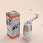 304 Stainless Steel Portable Manual Coffee Grinder Adjustable Coarseness and Fineness Hand-Crank Grinding Beans Machine