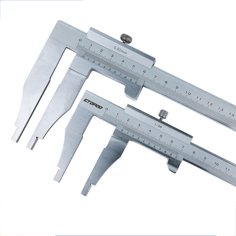 LinkMejor Steel Vernier Caliper High Precision 0.02mm Accuracy 0-200mm 0-300mm Measurement Range Single Way Claw User-Friendly Design for Accurate Measurements