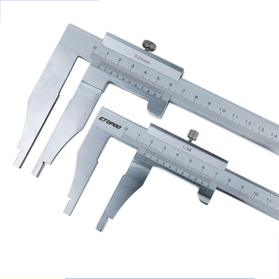 LinkMejor Steel Vernier Caliper High Precision 0.02mm Accuracy 0-200mm 0-300mm Measurement Range Single Way Claw User-Friendly Design for Accurate Measurements
