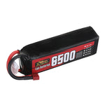 LinkMejor Power 11.1V 6500mAh 60C 3S LiPo Battery T Plug for RC Car