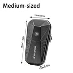 LinkMejor 2/3/4L Electric Bike Bag Waterproof Double Zipper Hard Shell Front Hangding Storage Bag for Electric Bicycle Scooter