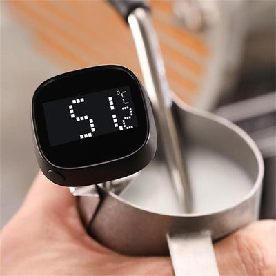 MHW-3BOMBER Instant Read Electronic Digital Thermometer -45°C to 200°C SUS304 Probe LCD Display High Precision Temperature Measurement Tool for Coffee Pot Kitchen Accessories