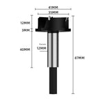 Concealed Positioning Hinge Hole Punch with L Shape Ruler 35mm Door Hinge Jig with Retaining Clip High Precision Aluminum Alloy DIY Cabinet Hinge Jig Adjustable Quick Punch Cabinet Hardware Jig