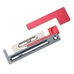 LinkMejor 100mm/4Inch Kerfmaker Table Saw Slot Adjuster Mortise and Tenon Tool Woodworking Movable Measuring Block