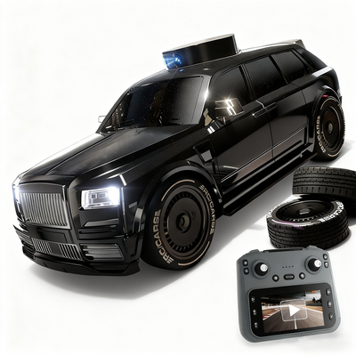 LinkMejor 911S RTR 1/18 2.4G 4WD WIFI RC Car 720P Retractable HD Camera High-Definition Lens Video Pictures Shooting Support App Remote Control with Screen LED Light Drift On-Road Off-Road Racing High Speed Vehicles Models Toys