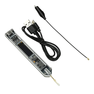Frequency Counter Meter PLJ-091OLED-L1 High Precision 100MHz TCXO Portable Crystal Tester for MCU Radio Communication Lab Equipment Measurement with OLED Display