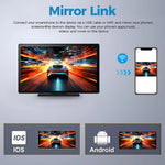 LinkMejor 9 Inch Car MP5 Player DVR Carplay 4K IPS Screen ADAS  FM Wireless Bluetooth Radio Carplay Android Auto Audio Player for IOS/Android