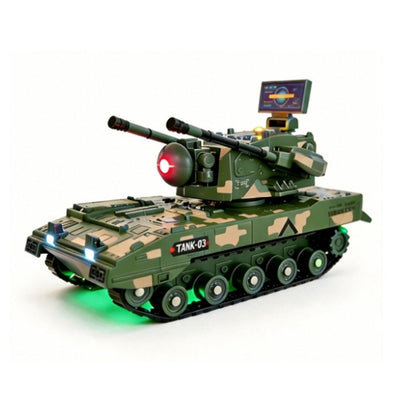 H6222G RTR 1/64 2.4G Mini Alloy RC Tank 360° Rotating Turret Camouflage Paint with Sound Light Effects Support Smartphone App Control Desktop Portable Vehicles Models Toys