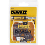 DT71511 for DEWALT Screwdriver Bit Set 16 Piece Magnetic Holder Telescopic Guide PH2 PZ2 PZ3 T20 T25 Impact Driver Bits Heat Treated Storage Box Electric Drill Accessories