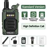 LinkMejor XA501 Walkie Talkie Wireless Frequency Pairing Long Range HD Call Hands-Free Type-C Flashlight UHF 400-480 MHz Li-ion Battery Outdoor Communication