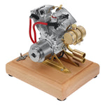 OKMO Shovel Head R31 V2 4.2CC V-Twin 2 Cylinder 4-Stroke Motorcycle Gas Engine Model ICE Ready to Run Science Discovery Toy