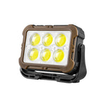 Portable Rechargeable Solar Charging Camping Light 360° Lighting Car Repair With Magnet Flashlight COB Car Maintenance Hook Lamp