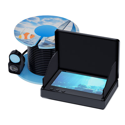 4.3-Inch Underwater Viewing Camera 1080P HD Fish Finder 5000mAh Battery IP68 Night Vision Type-C Charging 15-30m Cable