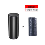 Baseus 500ML Car Trash Bin Can Mini Auto Dust Organizer Car Interior Rubbish Bag Garbage Container Storage Box Bucket Auto  Car Garbage Organizer