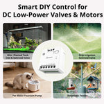 LinkMejor MINI-ZBD MINI Dry Zigbee3.0 Dry Contact Smart Switch Output with NO/NC Support Flexible AC & DC Power Works with Zigbe Hub