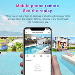 A7 Smart WIFI PTZ Security Camera 1080P Full HD Wide Angle Motion Infrared Night Vision Two-Way Audio Wireless IP Monitoring Surveillance Camera for Indoor Outdoor