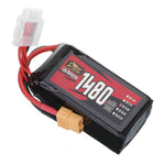 LinkMejor Power 14.8V 1480mAh 130C 4S LiPo Battery XT60 Plug for RC Drone