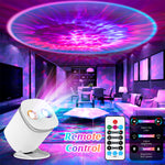 Elfeland Galaxy Projector Night Light with Sunset Effect 35 Lighting Modes Remote Control Timer Star Nebula Ceiling Projector for Bedroom Living Room Party
