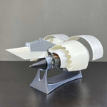 NikolaToy Trent 900 Turbofan Engine Model 65CM Large Size  Physics Experiment Science Discovery Production Invention Desktop Decorations Collection Toys