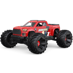 LinkMejor 1610 PRO RTR 1/16 2.4G 4WD 65km/h Brushless RC Car LED Light Full Proportional Off-Road Climbing Truck High Speed Large Foot Remote Control Vehicles Models Oil Filled Shocks Metal Dogbone Toys