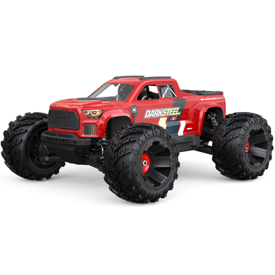 LinkMejor 1610 PRO RTR 1/16 2.4G 4WD 65km/h Brushless RC Car LED Light Full Proportional Off-Road Climbing Truck High Speed Large Foot Remote Control Vehicles Models Oil Filled Shocks Metal Dogbone Toys