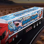 Huina 1505D 1/18 RC Car Seafood Refrigerated Truck Tractor for 1501 RC Truck