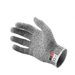 IPRee Level 5 Cut Proof Stab Resistant Wire Metal Glove Kitchen Fishing Cuts Gloves for Oyster Shucking Fish Gardening Safety Gloves