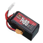 LinkMejor Power 22.2V 1480mAh 130C 6S LiPo Battery XT60 Plug for RC Drone