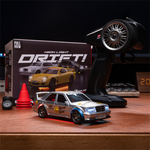 LinkMejor H1 H2 RTR 1/43 2.4G 4WD for Mazda Subaru Officially Licensed Drift RC Car with Gyro Full Proportional Remote Control Mini Race LED Light High-Speed Motor On-Road Racing Vehicle Model Boys Gifts Toys