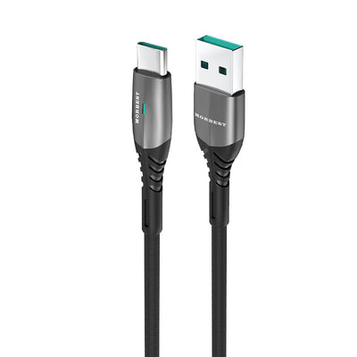 LinkMejor Z68 3A USB-A to Type-C Cable PD3.0 QC3.0 2.0 Fast Charging Data Transmission Copper Core Line 1M Long for iPhone 16 16 Pro 15 Pro Max for Huawei Mate XT for Samsung Galaxy Z Flip6 for Xiaomi MIX Fold4