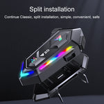 Y20 Motorcycle Helmet Bluetooth Headset 5.3 Bluetooth Headset IPX6 Waterproof with RGB Colorful Lights Split Installation Connect to AI Voice Assistant