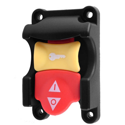 Table Saw Paddle On Off Switch Replacement Compatible with Ryobi Craftsman 125V Safety Key Screw Terminals Emergency Stop Large Actuator ABS Material