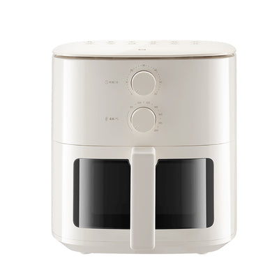 LinkMejor Mijia 5L 1200W Air Fryer N1 with 1200W Infrared Heating 6.2 inch Transparent Viewing Window No-Flip 3D Frying Alloy Interior